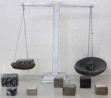 Ancient Harappan weight scales
