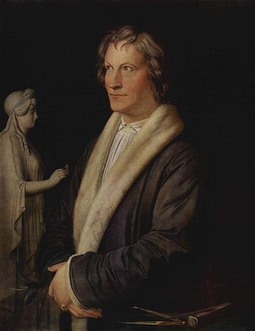 Portrait of Bertel Thorvaldsen by Carl Joseph Begas, ca. 1820.