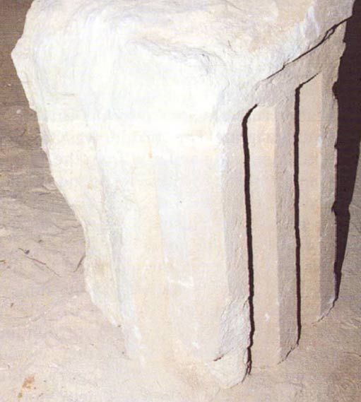 Triglifo Corner se encuentra en el monumento en Siwa Oasis
