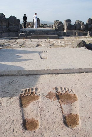 Giant steps in the temple of Ain Dara