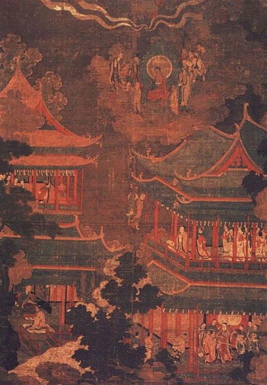 A Koryo/Goryo painting depicting the Imperial Palace.