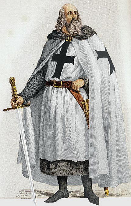  Jacques de Molay, the last Grand Master of the Knights Templar.