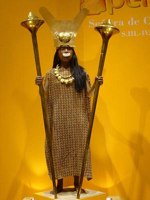Reconstruction of the ‘Lady of Cao’, a Moche ruler. (Manuel González Olaechea/CC BY SA 3.0)