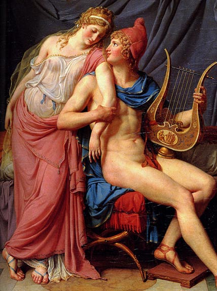 The Love of Helen and Paris, Jacques-Louis David (1788) (Wikimedia Commons)