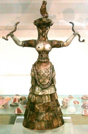 La Serpiente diosa minoica