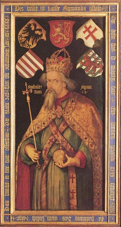 Retrato del emperador Segismundo, pintado después de la muerte del emperador.