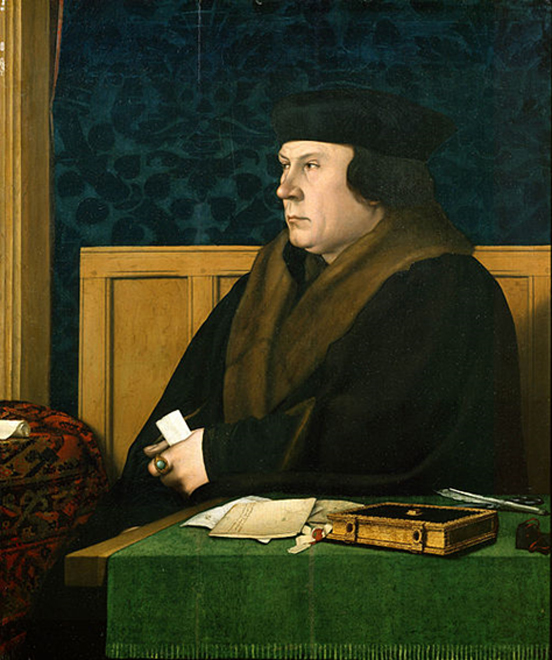 Portrait of Thomas Cromwell. (c. 1532 and 1533) By Hans Holbein the Younger.