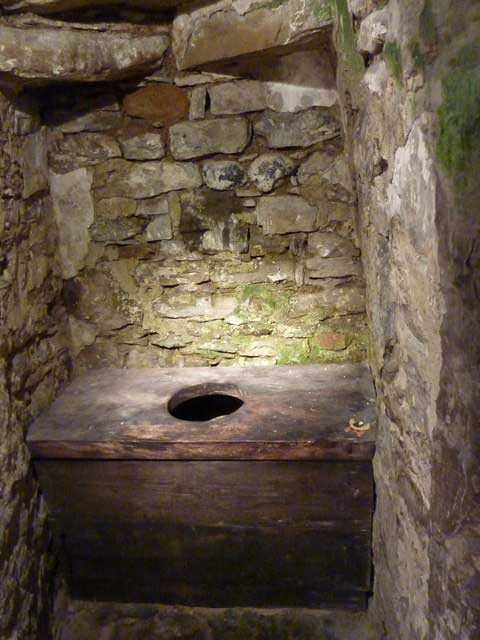 Privy in Ypres Tower, circa 1250.