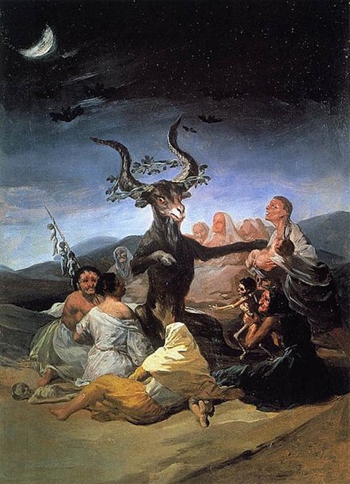 Witches' Sabbath by Francisco de Goya.