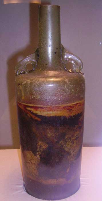 The Speyer wine bottle. 