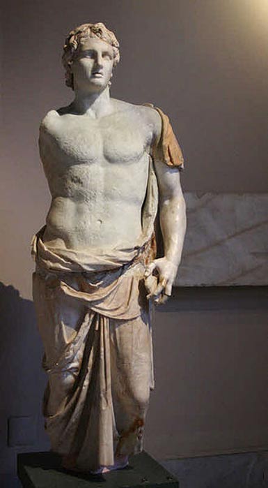 Statue of Alexander in Istanbul Archaeology Museum.