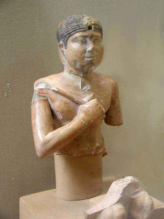 Statue of Neferefre. Abusir. JE 98171, 34 cm. Cairo Egyptian Museum
