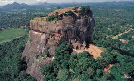 La ciudad de la roca de Sigiriya