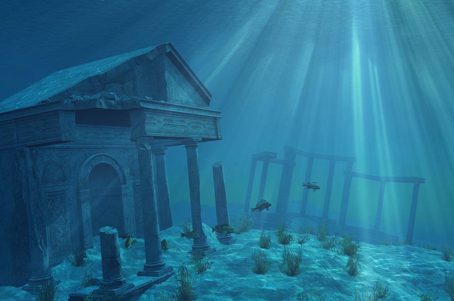 Representación artística de Atlantis.