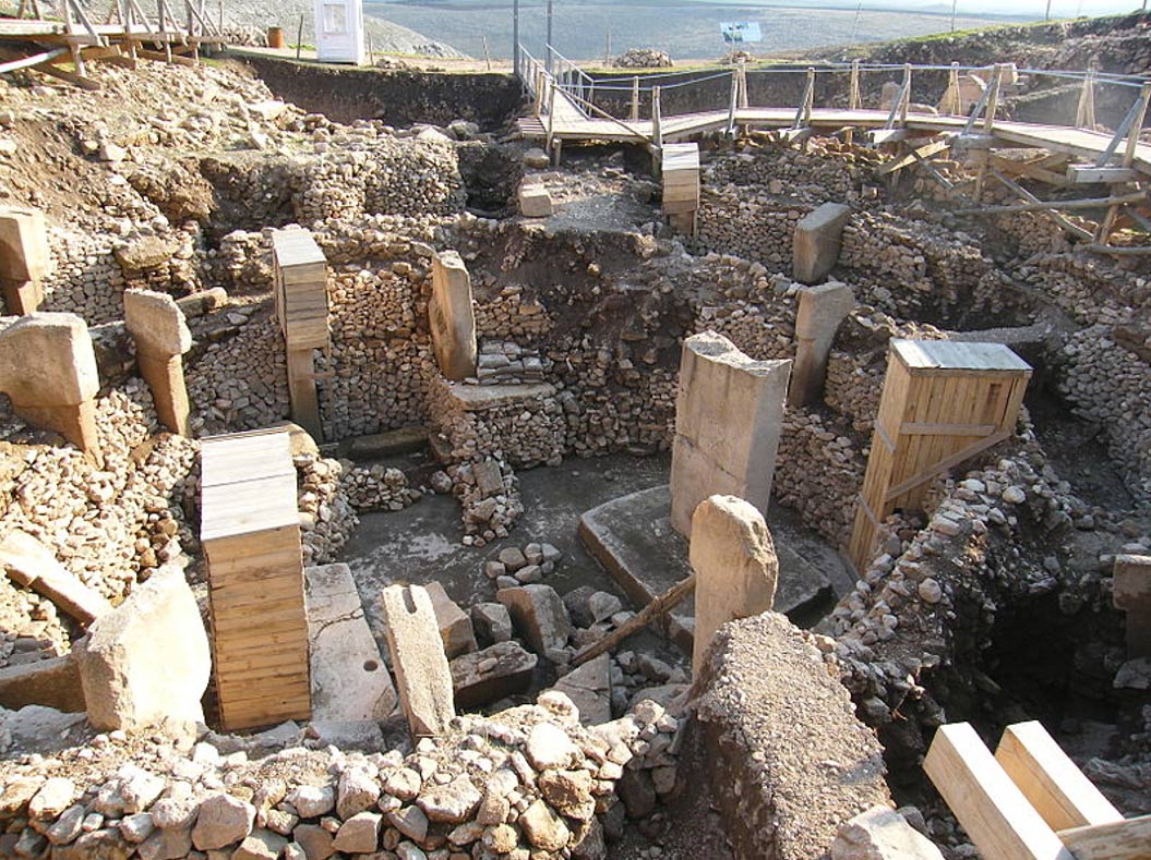Archaeological site of Göbeklitepe in Turkey