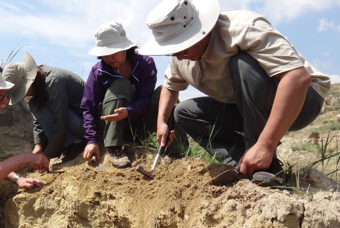 Los investigadores que llevan a cabo excavaciones en la cuenca Nihewan 