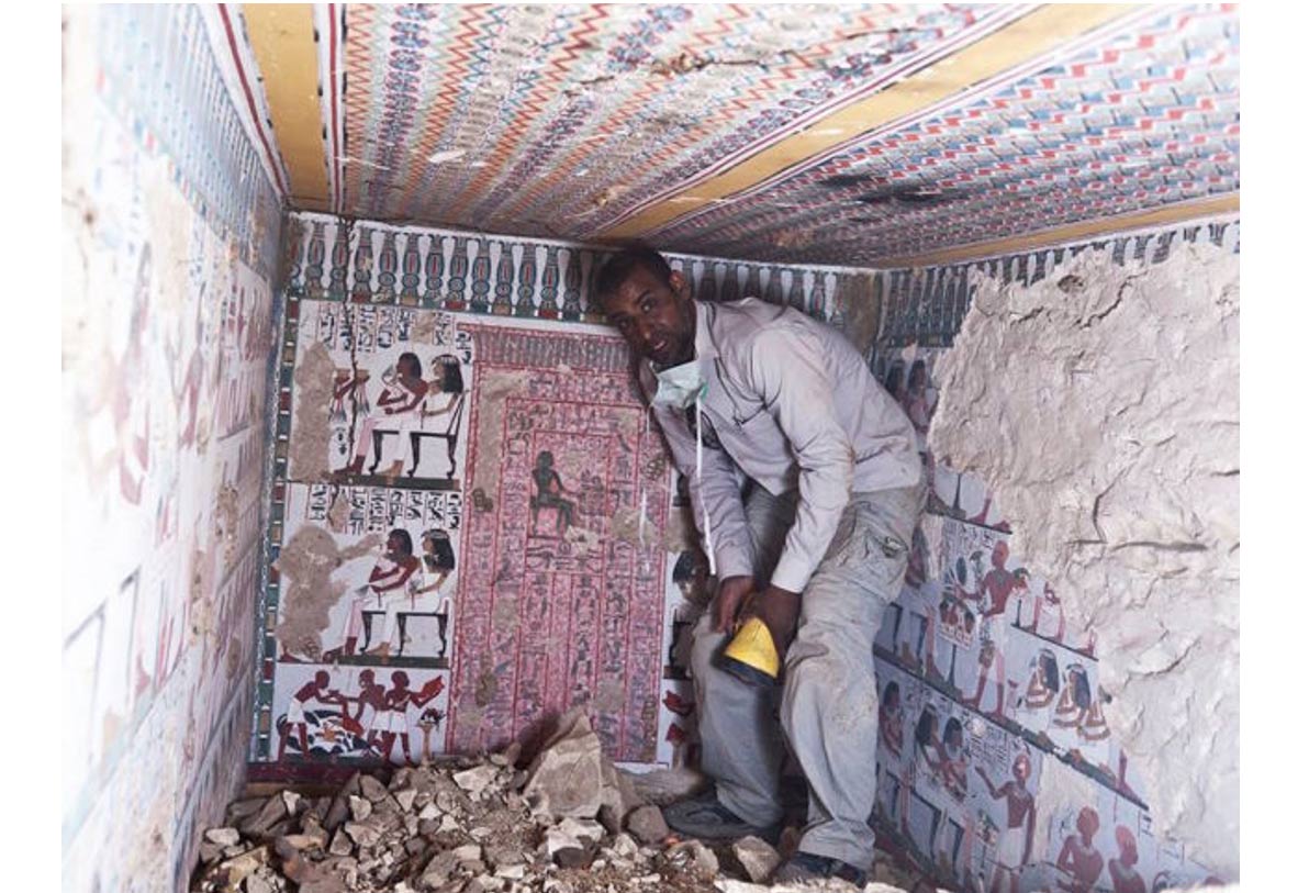 Two 3 500 Year Old Tombs Adorned With Vivid Paintings