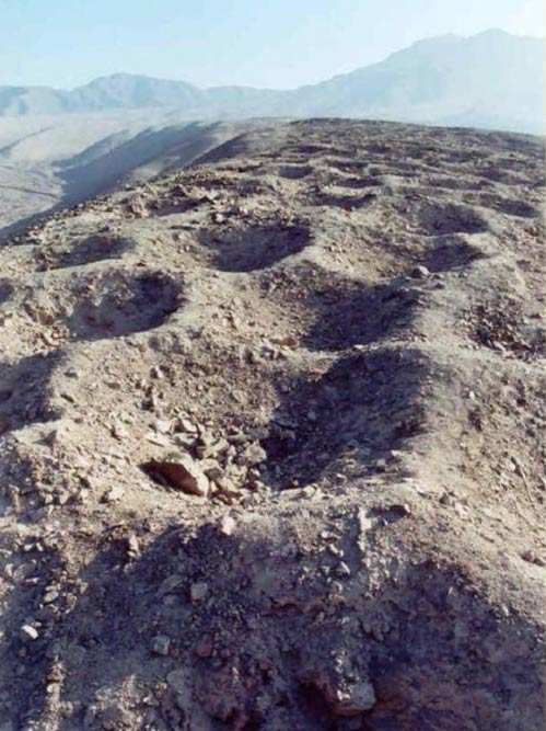 The mysterious holes of Pisco Valley, Peru