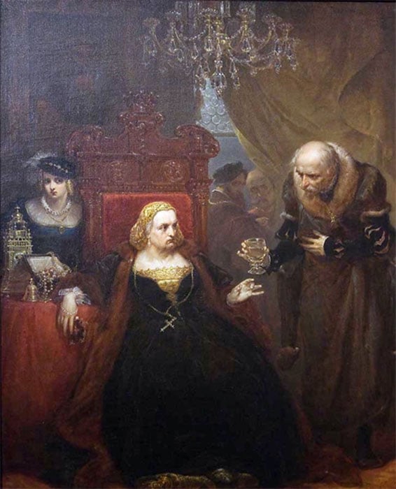 Poisoning of Queen Bona by Jan Matejko.
