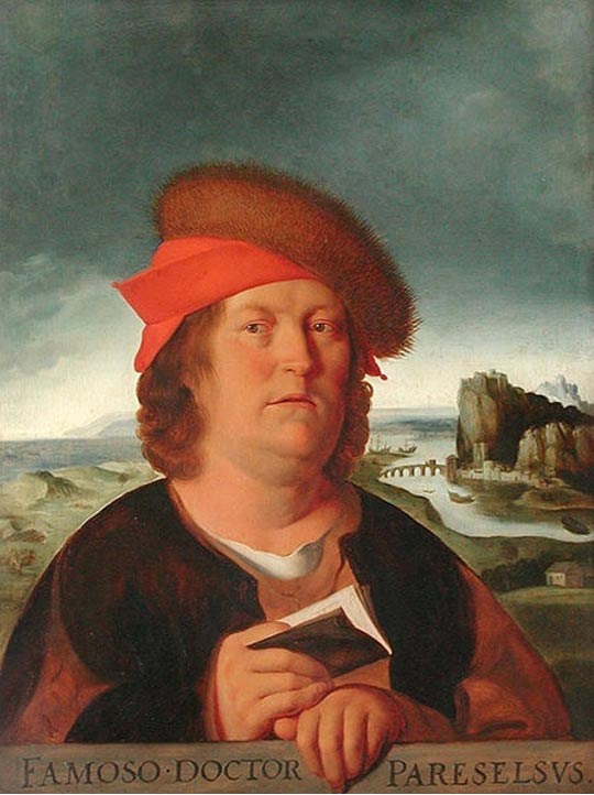 A copy of Quentin Matsys’ portrait of Paracelsus.