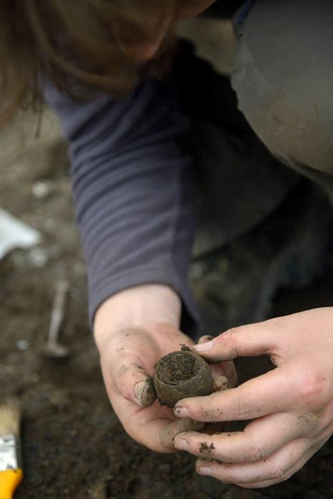 The purpose of this tiny, finely made pot from Must Farm is unknown.