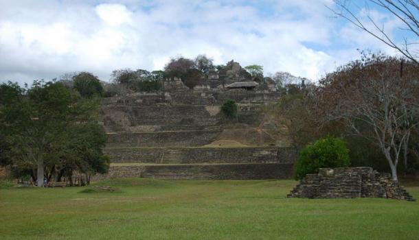 The Acropolis of Toniná, occupying seven terraces upon a hillside.