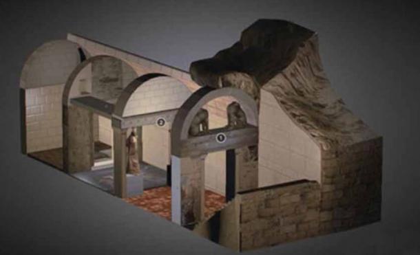 Inside the antechamber of the Amphipolis tomb  - Page 2 Amphipolis-Tomb-sketch