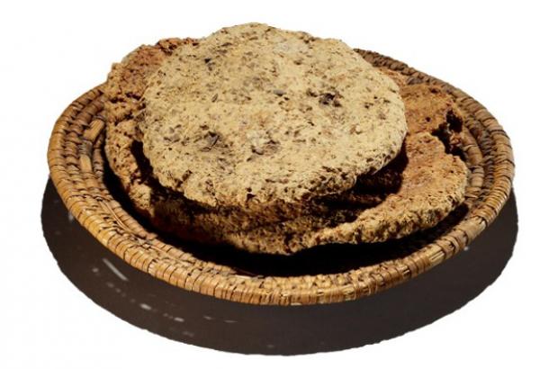 Ancient Egyptian bread, which retains its baker’s handprints