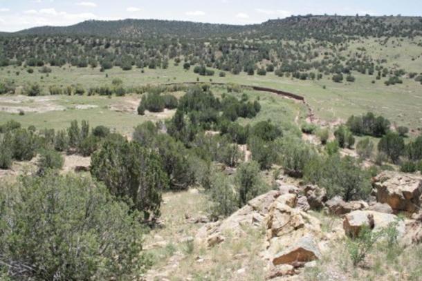 The Arizona glyph site on what has always been, and still is, very private ranch property located miles from any public access or road.