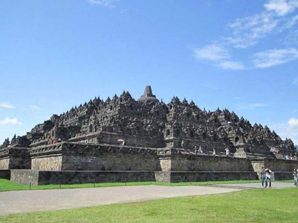 Borobudur temple.