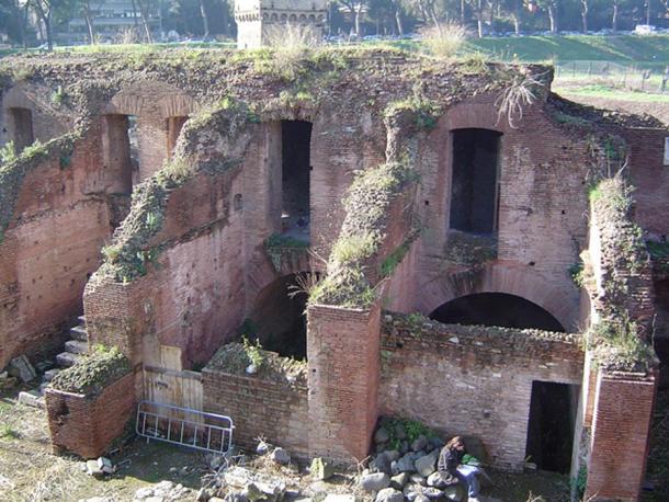 The arches of the ruins of the Circus Maximus in Rome—the largest chariot racetrack of them all.
