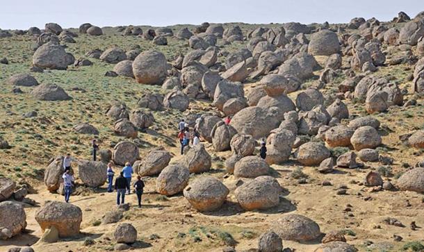 Concretions in Western Kazakhstan.