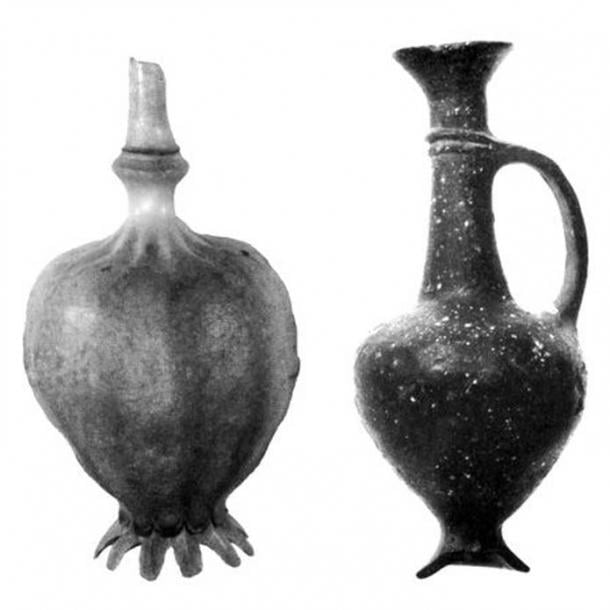 Las jarras chipriotas fueron elaboradas con la forma de la vaina de semillas de amapola hace 3000 aÃ±os.  (Robert S. Merrillees)