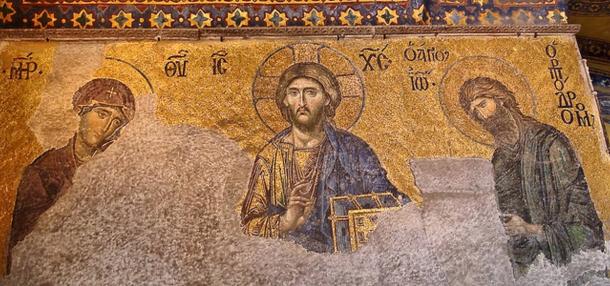 Secrets of the Hagia Sophia - Healing Powers, Mysterious Mosaics and Holy Relics Deesis-Mosaic