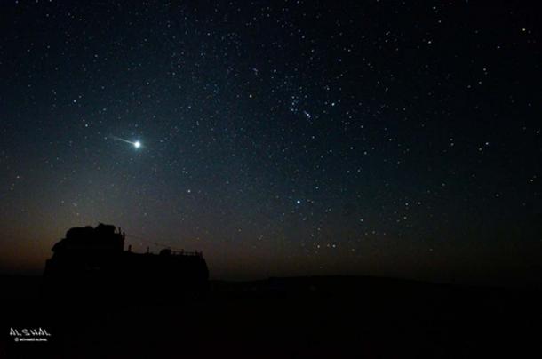 Desert stars over Siwa Oasis 