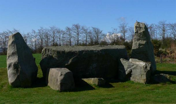 Easter Aquhorthies recumbent stone circle, Aberdeenshire, Scotland.