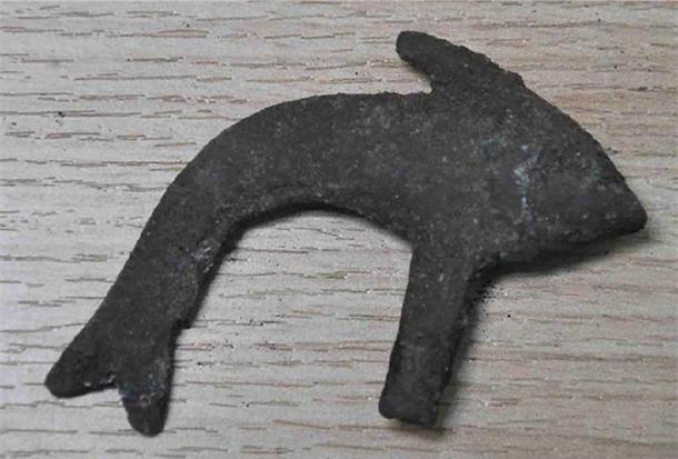 Statuette of what archaeologists say was an ancient Egyptian fish god