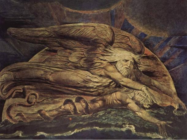 Elohim creó a Adán de William Blake