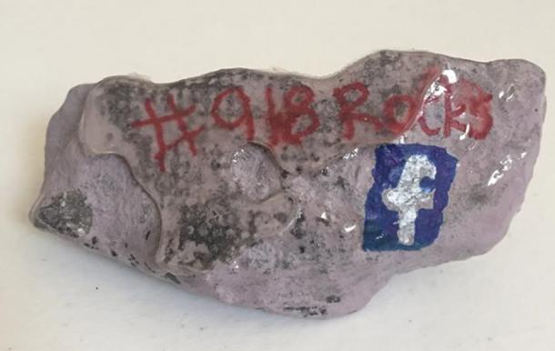 Example of rocks left in the National Park as part of a scavenger hunt ((Credit: Mesa Verde National Park)