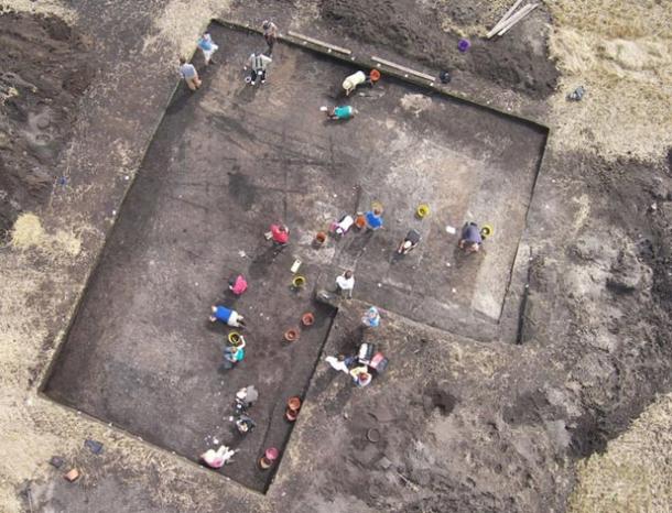 Excavations at the Star Carr site.