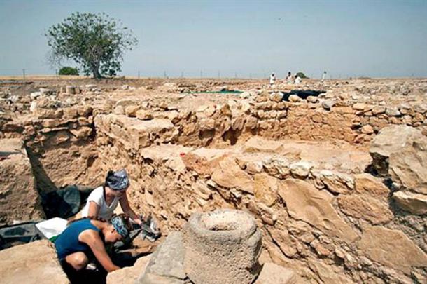 Fieldwork during the current excavations at Ampurias.