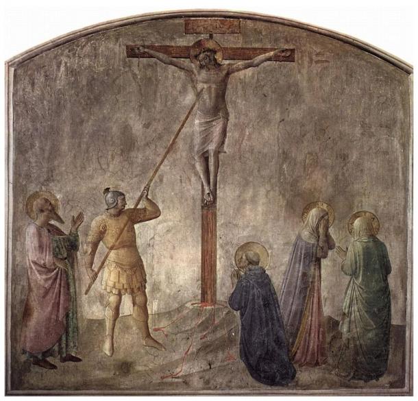 Geghard Monastery: Ancient Guardian of the Lance that Stabbed Jesus? Fresco-by-Fra-Angelico