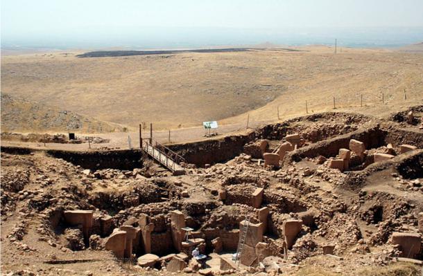 The Göbeklitepe excavation site in Turkey.