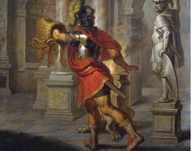 La búsqueda de oro ha existido durante miles de años.  Jason con el Toisón de Oro (1630) por Erasmo Quellinus II