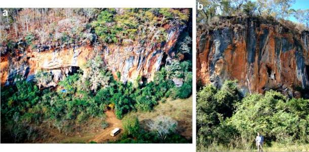 Lapa do Santo, east Brazil is the place where the skull was found in 2007 along with the remains of 27 other individuals.