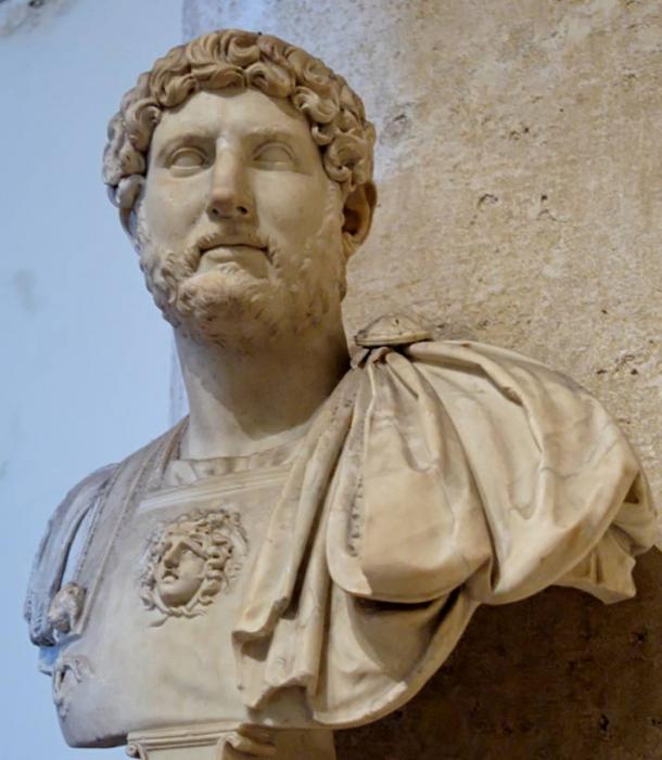 Marble bust of Hadrian at the Palazzo dei Conservatori.