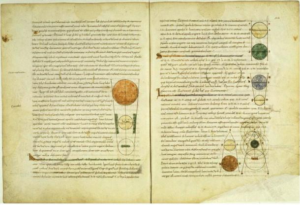 Medieval manuscript of Plato’s Timeas, Latin translation.