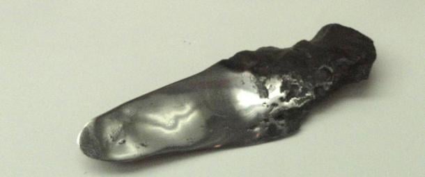 Meteoric iron, found in Henbury, Australia, 1931 - Higgins Armory Museum, 2011. 