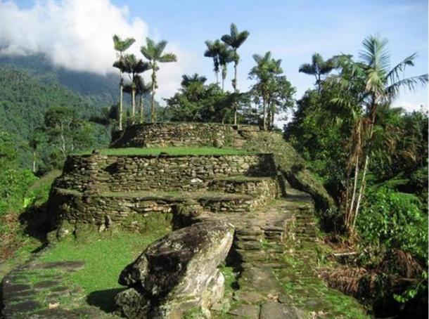 Mística Ciudad Perdida en el Parque Nacional Tayrona, Santa Marta, Colombia.
