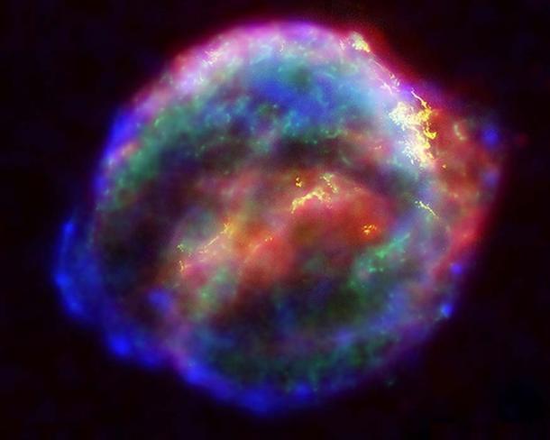 The New Star - Supernova 1604, also known as Kepler's Supernova. Courtesy NASA
